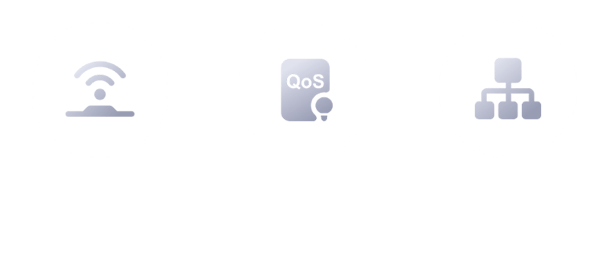 高冗余带宽储备、智能 QoS、分布式节点架构